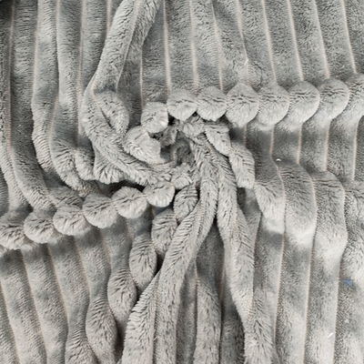 Vải lông cừu Flannel 150D Jacquard dệt kim với nhiều màu sắc khác nhau 270 GSM