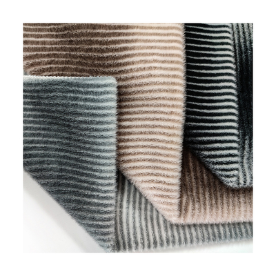 Vải Faux Fur mềm dễ cháy cao 350GSM với nhiều màu sắc khác nhau