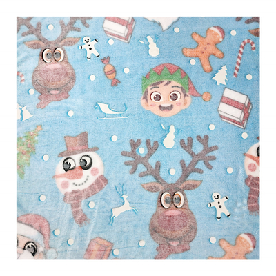 100% Polyester Flannel Fleece vải