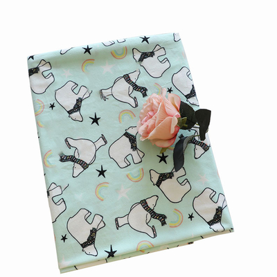 Phim hoạt hình in Velour Vải nhung 150gsm Polyester