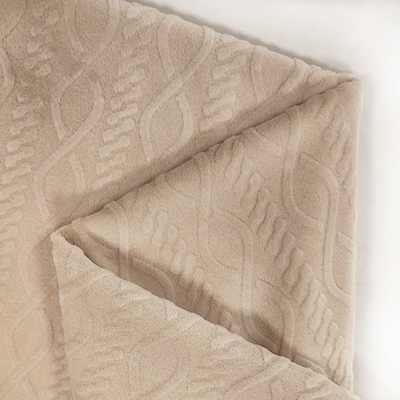 Vải siêu mềm có thể tùy chỉnh Nhung cắt vải đặc biệt 100% Polyester dệt tại nhà
