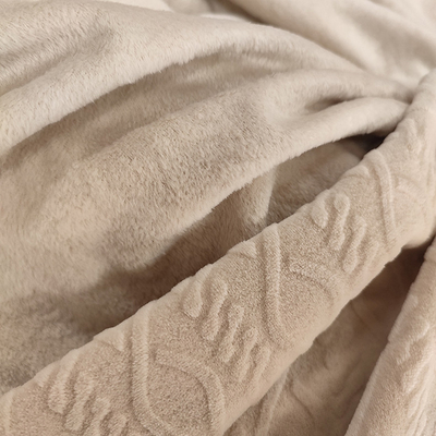 Vải siêu mềm có thể tùy chỉnh Nhung cắt vải đặc biệt 100% Polyester dệt tại nhà