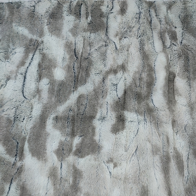 380GSM Chăn Faux Fur Vải 100% Polyester Pv Fleece