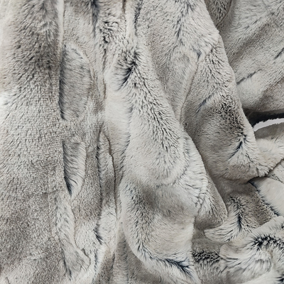 380GSM Chăn Faux Fur Vải 100% Polyester Pv Fleece