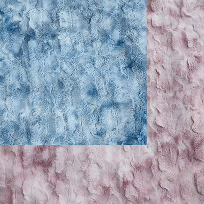 Chăn Tie Nhuộm Pv Fleece Brush Fur Vải 260gsm