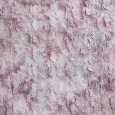 Chăn Tie Nhuộm Pv Fleece Brush Fur Vải 260gsm