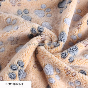 Vải dệt mềm Nguyên liệu thô 100 Polyester Flannel hai mặt