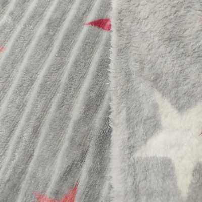Polyester Flannel Fleece Vải dệt kim 280 - 300GSM Chống tĩnh điện