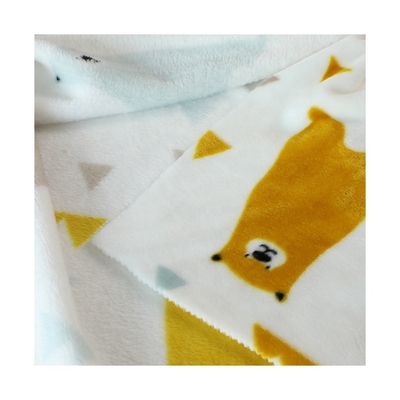 Vải dệt kim lông cừu Flannel mẫu tùy chỉnh 300GSM