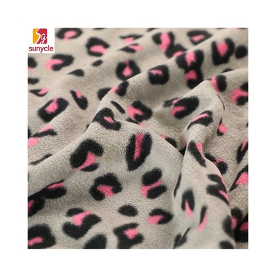 Áo khoác dệt kim siêu nhỏ Vải lông cừu cực 100% Polyester 58/60&quot;