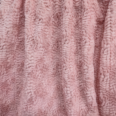 Khả năng chống mài mòn cao Faux Fur Fluffy Vải 60 inch cho áo khoác