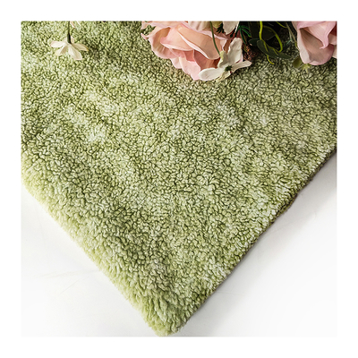 Jacquard Velveteen Upholstery Vải dệt kim trơn 400 Gsm 100% Polyester 188F