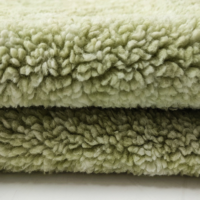 Jacquard Velveteen Upholstery Vải dệt kim trơn 400 Gsm 100% Polyester 188F