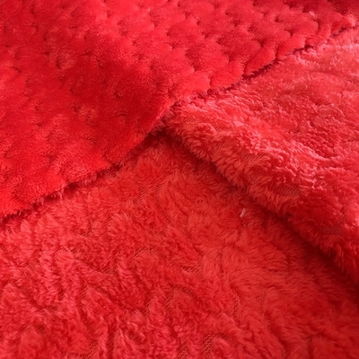 340gsm 100 Polyester Vải nỉ Chăn ga gối Giày