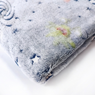 100% Polyester Flannel Fleece Vải 150D 350gsm cho Chăn ấm