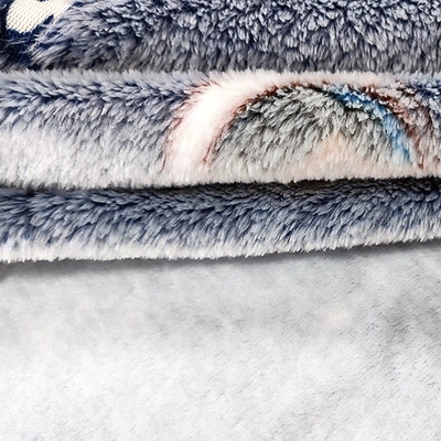 100% Polyester Flannel Fleece Vải 150D 350gsm cho Chăn ấm