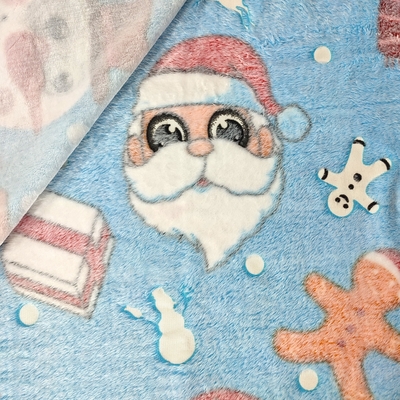 100% Polyester Flannel Fleece vải