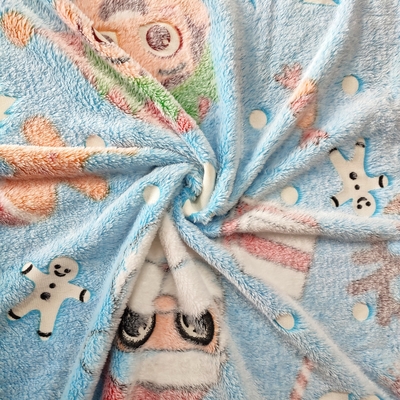 100% Polyester Flannel Fleece vải