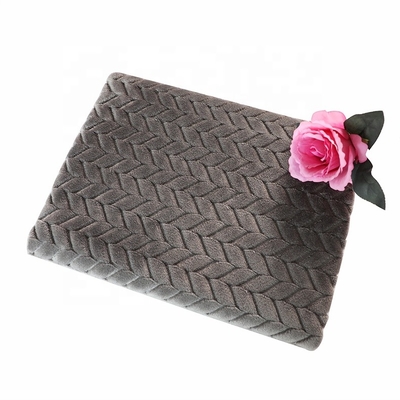 Jacquard 250gsm Vải Flannel mềm 150D cho chăn ấm