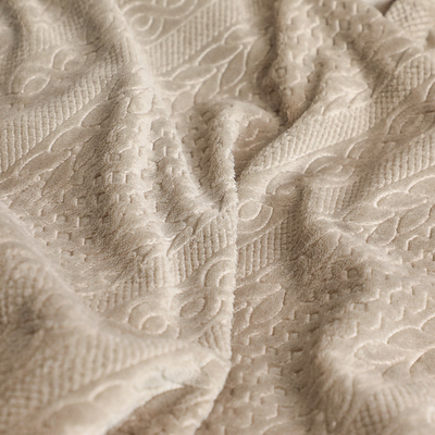 Vải nỉ bích nổi một mặt 100% Polyester