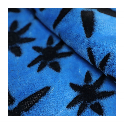 Double Side Flannel Fleece Vải mềm in Sheared cho Bộ đồ giường Chăn ngủ