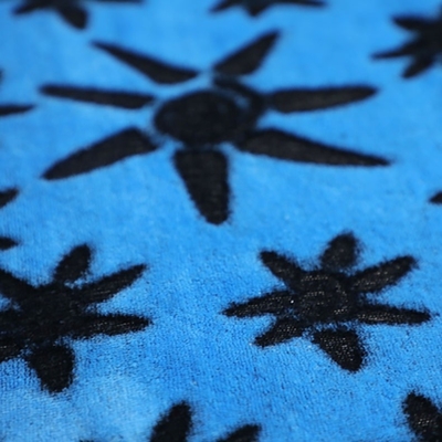 Double Side Flannel Fleece Vải mềm in Sheared cho Bộ đồ giường Chăn ngủ