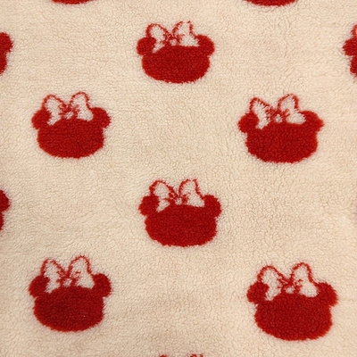 100% Polyester Sherpa Vải Sợi nhuộm Jacquard 650gsm 288F
