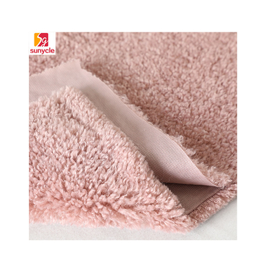 Gấu bông vải lông cừu Sherpa xoăn 390gsm 188F 58 '' 60 ''
