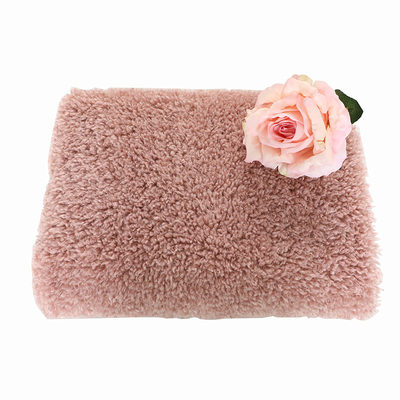 Gấu bông vải lông cừu Sherpa xoăn 390gsm 188F 58 '' 60 ''