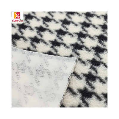 Vải nỉ Sherpa có hoa văn in 300gsm 150D cho chăn