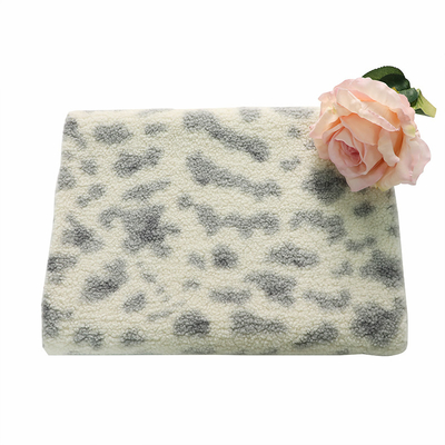 100% Polyester In Sherpa Fleece Vải 150D 288F 300gsm cho Túi Ghế Pijams