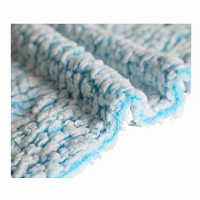 Mặt sau In hai mặt Vải nhung nhung 280gsm 288F 100% Polyester cho Chăn