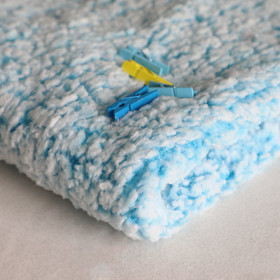 Mặt sau In hai mặt Vải nhung nhung 280gsm 288F 100% Polyester cho Chăn