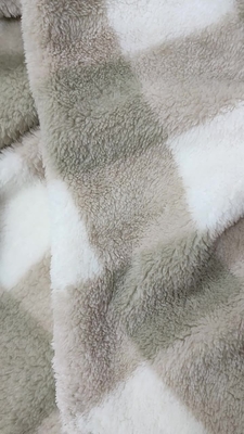 Vải Shu Velveteen kẻ sọc in 100% Polyester 280gsm