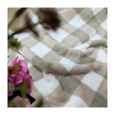 Vải Shu Velveteen kẻ sọc in 100% Polyester 280gsm