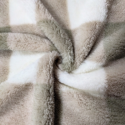 Vải Shu Velveteen kẻ sọc in 100% Polyester 280gsm