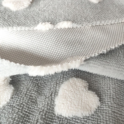 100% Polyester Một mặt Vải nhung mềm 250gsm 150D 288F
