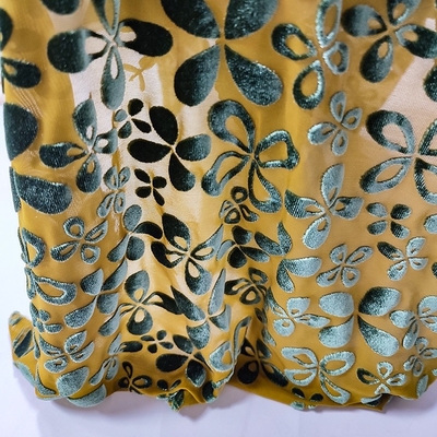 Hoa văn vải nhung Hàn Quốc 140gsm cho khăn quàng cổ nữ