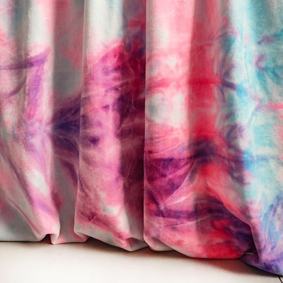 Cà vạt Dyed Hàn Quốc váy 100 Polyester Vải 220gsm 58 '' 60 ''