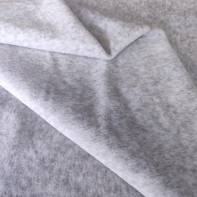 240gsm Velour Vải nhung CVC80 CVC20 trơn 32S 100D