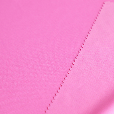 Áo thun dệt kim đơn vải cotton 100gsm màu hồng trơn