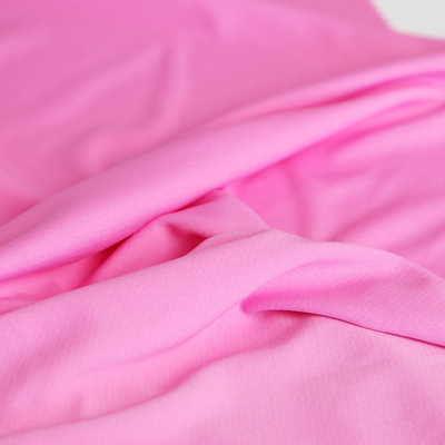 Áo thun dệt kim đơn vải cotton 100gsm màu hồng trơn