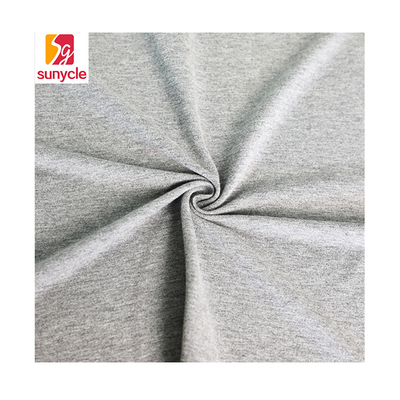 Cationic Plain Single Jersey Vải Cotton Polyester chải kỹ