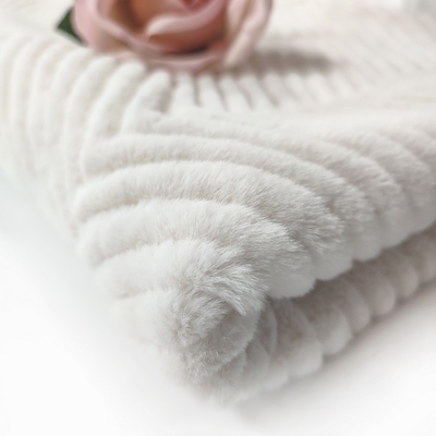 Ngắn gọn rắn Sherpa giả vải lông thú giả thỏ cho bọc ghế sofa