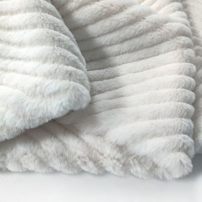 Ngắn gọn rắn Sherpa giả vải lông thú giả thỏ cho bọc ghế sofa