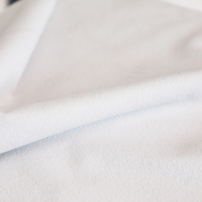 Vải dệt thoi trang chủ màu đen và trắng ngoại quan 288F Jacquard Micro Polar Fleece