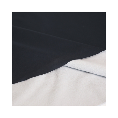 Vải dệt thoi trang chủ màu đen và trắng ngoại quan 288F Jacquard Micro Polar Fleece